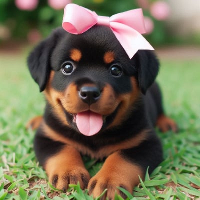 Les chiots de Rottweiler