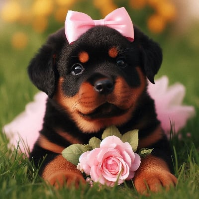 Les chiots de Rottweiler