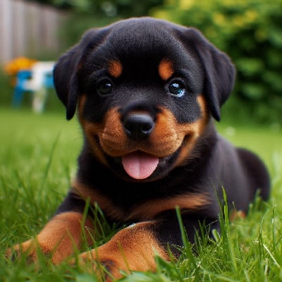 Les chiots de Rottweiler