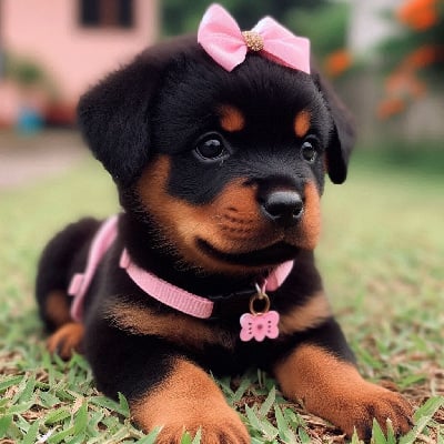 Les chiots de Rottweiler