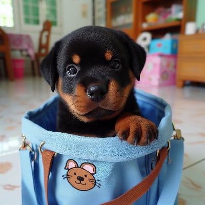 Les chiots de Rottweiler