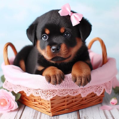 Les chiots de Rottweiler