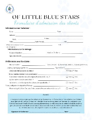 Berger Australien - Of Little Blue Stars