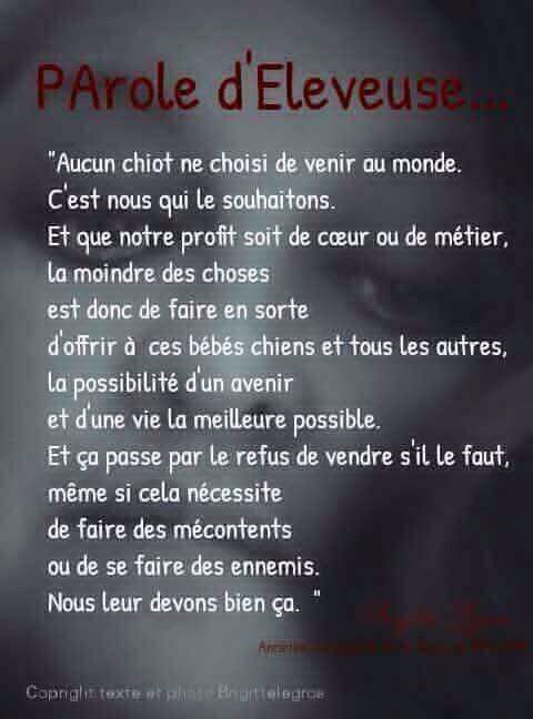 Parole d'Eleveuse