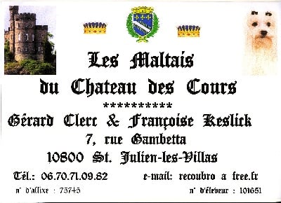 Bienvenue sur le site des Maltais du Château des Cours