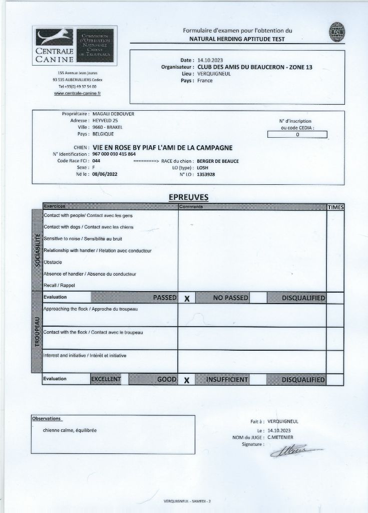 L'ami De La Campagne - NHAT Verquigneul 2023