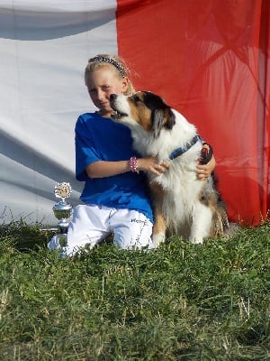 european junior d'agility du bronze pour dakota