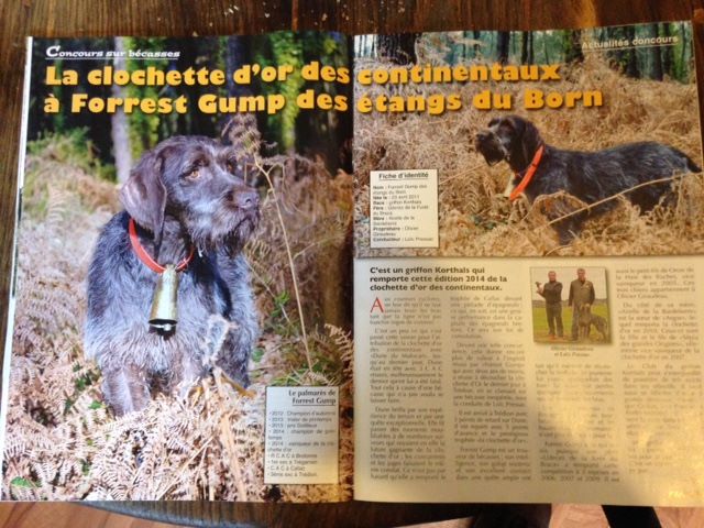 des Gorges de la Luzège - FOREST GUMP sur les magazines de chasse