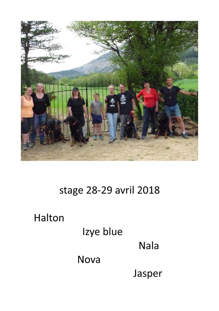 Du Grand Buech - STAGE INITIATION  TROUPEAU WEEK-END DU 28-29 AVRIL 2018