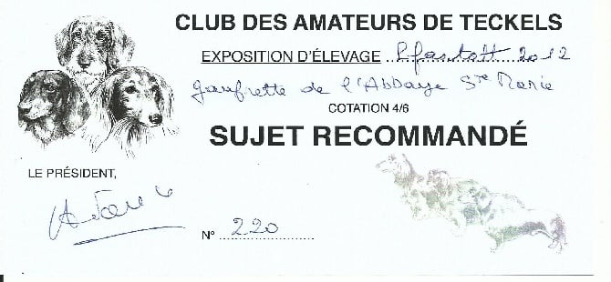 de L'Abbaye Sainte-Marie - Sujet Recommandé :