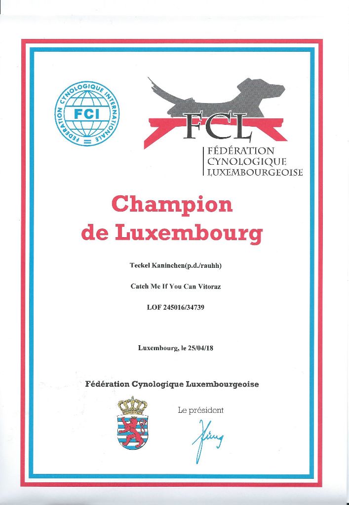 de L'Abbaye Sainte-Marie - Champion du Luxembourg