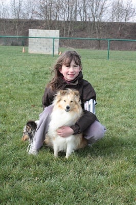 Du Grand Champ D' Aubertans - 1er concours agility pour Delta et Naomie....