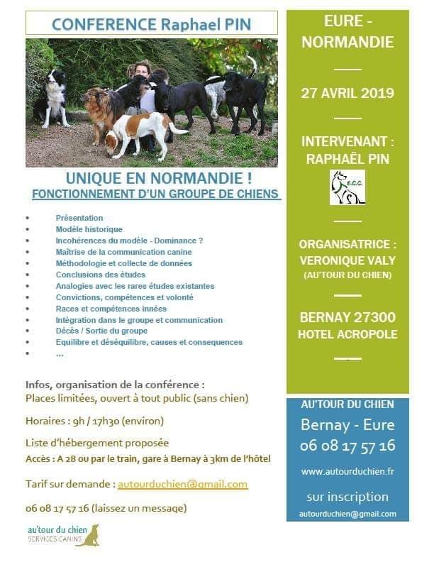 Du Domaine Du Boisgeloup - Conférence - fonctionnement d'un groupe de chiens