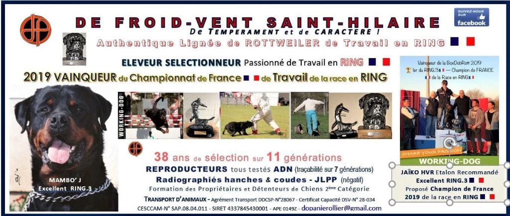 De Froid-Vent Saint-Hilaire - Notre page Facebook au 6 avril 2019