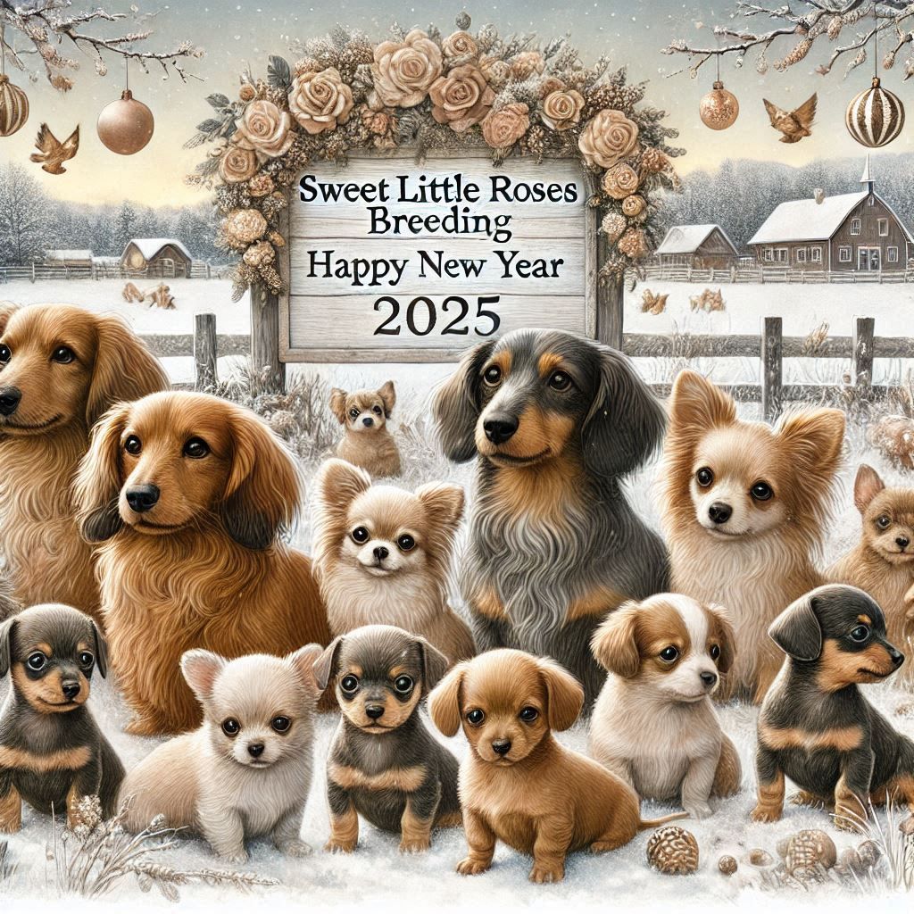 Sweet Little Roses - Bonne année 2025