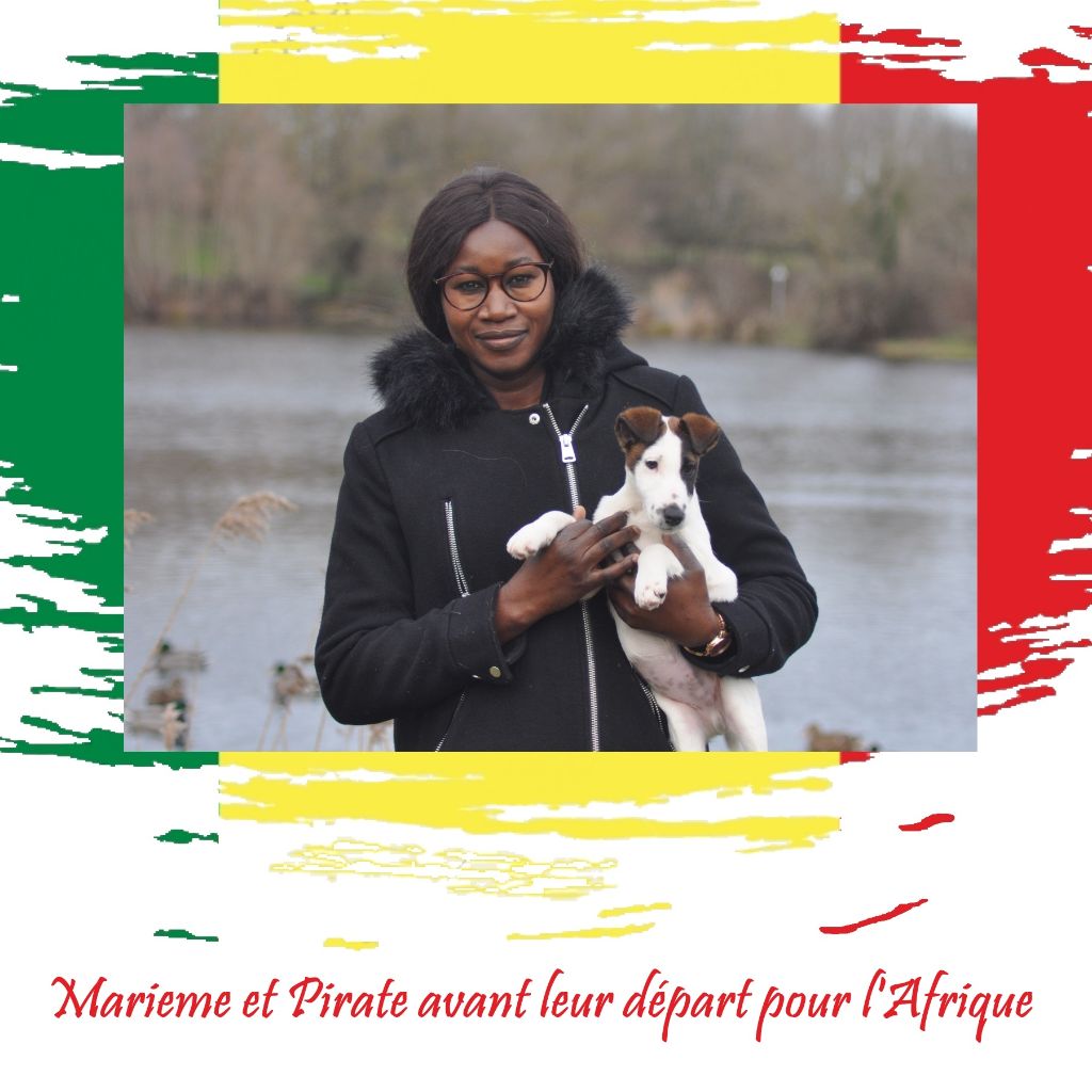 Du castel des pres - Marieme et le petit avant leur départ pour l'Afrique