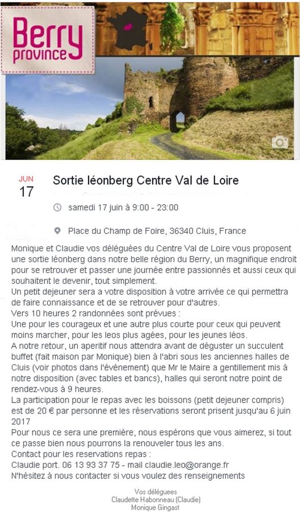 des Géants de l'Ange Blanc - Sortie Léonberg le 17 juin 2017