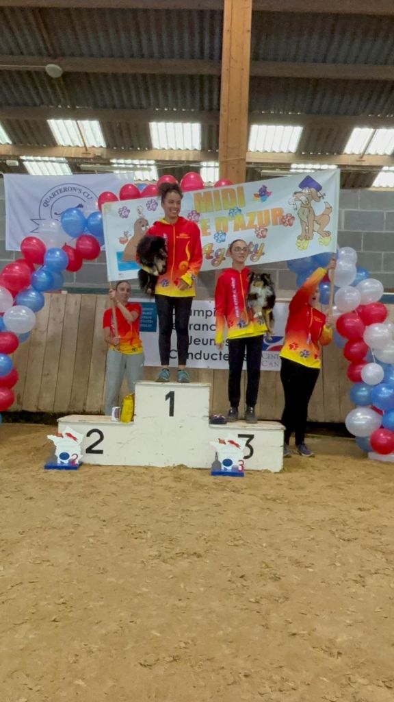 des Crocs de Provence - Loé et Taz 3èmes au Championnat de France des Jeunes en Small U15