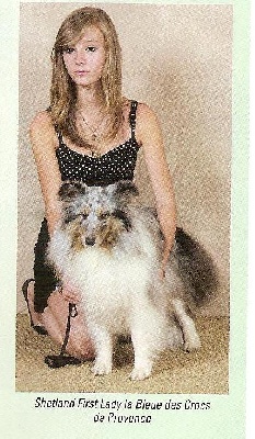 des Crocs de Provence - First Lady en photo dans "Vos chiens"